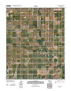 Cambridge Oklahoma Historical topographic map, 1:24000 scale, 7.5 X 7.5 Minute, Year 2012