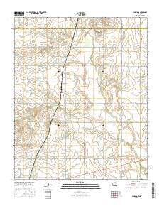 Cambridge Oklahoma Current topographic map, 1:24000 scale, 7.5 X 7.5 Minute, Year 2016