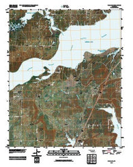Canadian Oklahoma Historical topographic map, 1:24000 scale, 7.5 X 7.5 Minute, Year 2010