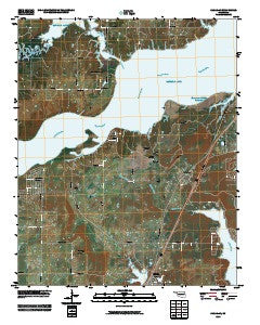 Canadian Oklahoma Historical topographic map, 1:24000 scale, 7.5 X 7.5 Minute, Year 2010