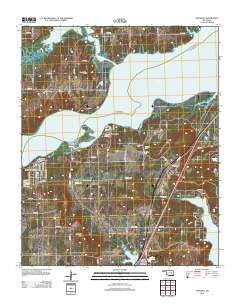 Canadian Oklahoma Historical topographic map, 1:24000 scale, 7.5 X 7.5 Minute, Year 2012