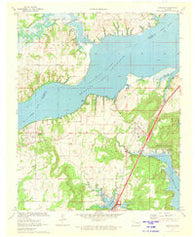 Canadian Oklahoma Historical topographic map, 1:24000 scale, 7.5 X 7.5 Minute, Year 1971