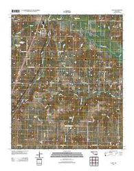 Caney Oklahoma Historical topographic map, 1:24000 scale, 7.5 X 7.5 Minute, Year 2012