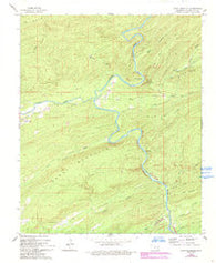 Caney Mountain Oklahoma Historical topographic map, 1:24000 scale, 7.5 X 7.5 Minute, Year 1962
