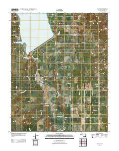 Canton Oklahoma Historical topographic map, 1:24000 scale, 7.5 X 7.5 Minute, Year 2012