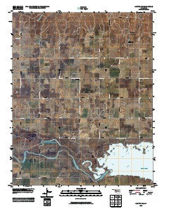 Canton NW Oklahoma Historical topographic map, 1:24000 scale, 7.5 X 7.5 Minute, Year 2009
