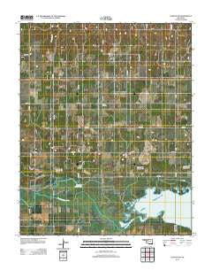 Canton NW Oklahoma Historical topographic map, 1:24000 scale, 7.5 X 7.5 Minute, Year 2012