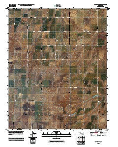 Canton SW Oklahoma Historical topographic map, 1:24000 scale, 7.5 X 7.5 Minute, Year 2009