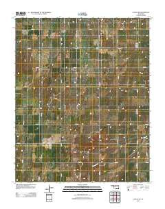 Canton SW Oklahoma Historical topographic map, 1:24000 scale, 7.5 X 7.5 Minute, Year 2012
