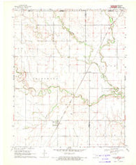 Capron Oklahoma Historical topographic map, 1:24000 scale, 7.5 X 7.5 Minute, Year 1968