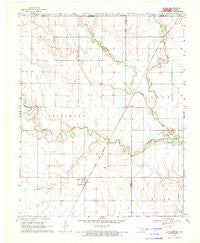 Capron Oklahoma Historical topographic map, 1:24000 scale, 7.5 X 7.5 Minute, Year 1968
