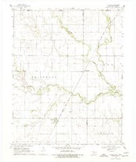 Capron Oklahoma Historical topographic map, 1:24000 scale, 7.5 X 7.5 Minute, Year 1968