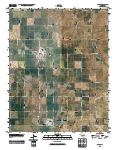 Carmen Oklahoma Historical topographic map, 1:24000 scale, 7.5 X 7.5 Minute, Year 2009