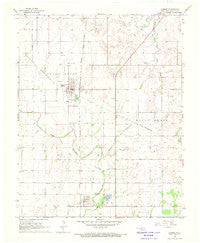 Carmen Oklahoma Historical topographic map, 1:24000 scale, 7.5 X 7.5 Minute, Year 1968