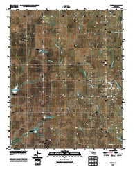 Carney Oklahoma Historical topographic map, 1:24000 scale, 7.5 X 7.5 Minute, Year 2010