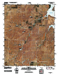 Carpenter Oklahoma Historical topographic map, 1:24000 scale, 7.5 X 7.5 Minute, Year 2010