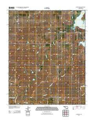 Carpenter Oklahoma Historical topographic map, 1:24000 scale, 7.5 X 7.5 Minute, Year 2012