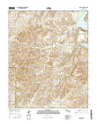 Carpenter Oklahoma Current topographic map, 1:24000 scale, 7.5 X 7.5 Minute, Year 2016