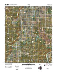 Carson Oklahoma Historical topographic map, 1:24000 scale, 7.5 X 7.5 Minute, Year 2012
