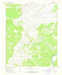 Carson Oklahoma Historical topographic map, 1:24000 scale, 7.5 X 7.5 Minute, Year 1971