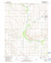 Carter West Oklahoma Historical topographic map, 1:24000 scale, 7.5 X 7.5 Minute, Year 1989