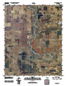 Carter West Oklahoma Historical topographic map, 1:24000 scale, 7.5 X 7.5 Minute, Year 2010