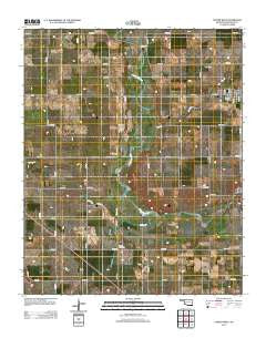 Carter West Oklahoma Historical topographic map, 1:24000 scale, 7.5 X 7.5 Minute, Year 2012
