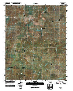 Casey Oklahoma Historical topographic map, 1:24000 scale, 7.5 X 7.5 Minute, Year 2009