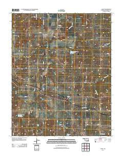 Casey Oklahoma Historical topographic map, 1:24000 scale, 7.5 X 7.5 Minute, Year 2012