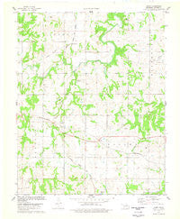 Casey Oklahoma Historical topographic map, 1:24000 scale, 7.5 X 7.5 Minute, Year 1978