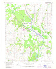 Catoosa SE Oklahoma Historical topographic map, 1:24000 scale, 7.5 X 7.5 Minute, Year 1963