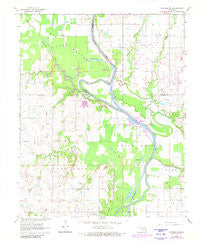 Catoosa SE Oklahoma Historical topographic map, 1:24000 scale, 7.5 X 7.5 Minute, Year 1963