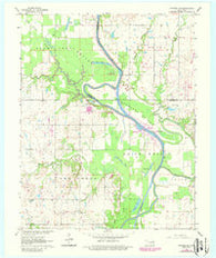 Catoosa SE Oklahoma Historical topographic map, 1:24000 scale, 7.5 X 7.5 Minute, Year 1963