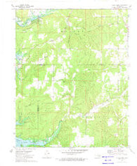 Cedar Crest Oklahoma Historical topographic map, 1:24000 scale, 7.5 X 7.5 Minute, Year 1972