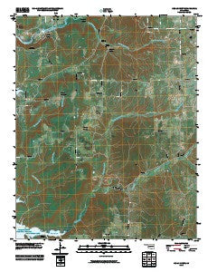 Cedar Crest Oklahoma Historical topographic map, 1:24000 scale, 7.5 X 7.5 Minute, Year 2010