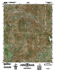 Centrahoma Oklahoma Historical topographic map, 1:24000 scale, 7.5 X 7.5 Minute, Year 2010