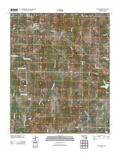 Centrahoma Oklahoma Historical topographic map, 1:24000 scale, 7.5 X 7.5 Minute, Year 2012