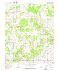 Centrahoma Oklahoma Historical topographic map, 1:24000 scale, 7.5 X 7.5 Minute, Year 1957