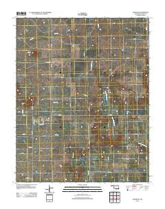 Centralia Oklahoma Historical topographic map, 1:24000 scale, 7.5 X 7.5 Minute, Year 2012