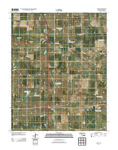 Ceres Oklahoma Historical topographic map, 1:24000 scale, 7.5 X 7.5 Minute, Year 2012