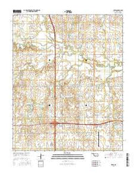 Ceres Oklahoma Current topographic map, 1:24000 scale, 7.5 X 7.5 Minute, Year 2016