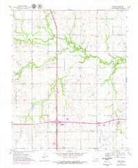 Ceres Oklahoma Historical topographic map, 1:24000 scale, 7.5 X 7.5 Minute, Year 1972