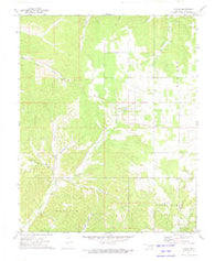 Chance Oklahoma Historical topographic map, 1:24000 scale, 7.5 X 7.5 Minute, Year 1972