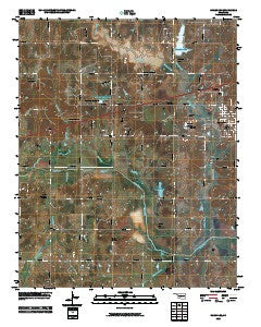 Chandler Oklahoma Historical topographic map, 1:24000 scale, 7.5 X 7.5 Minute, Year 2010
