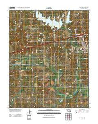 Chandler Oklahoma Historical topographic map, 1:24000 scale, 7.5 X 7.5 Minute, Year 2012