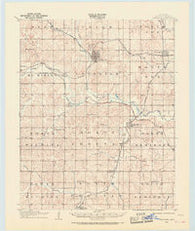 Chandler Oklahoma Historical topographic map, 1:62500 scale, 15 X 15 Minute, Year 1905