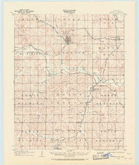 Chandler Oklahoma Historical topographic map, 1:62500 scale, 15 X 15 Minute, Year 1905
