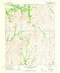 Charley Creek NE Oklahoma Historical topographic map, 1:24000 scale, 7.5 X 7.5 Minute, Year 1964