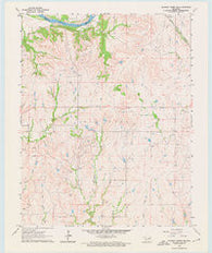 Charley Creek NE Oklahoma Historical topographic map, 1:24000 scale, 7.5 X 7.5 Minute, Year 1964