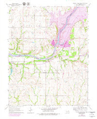Charley Creek West Oklahoma Historical topographic map, 1:24000 scale, 7.5 X 7.5 Minute, Year 1963
